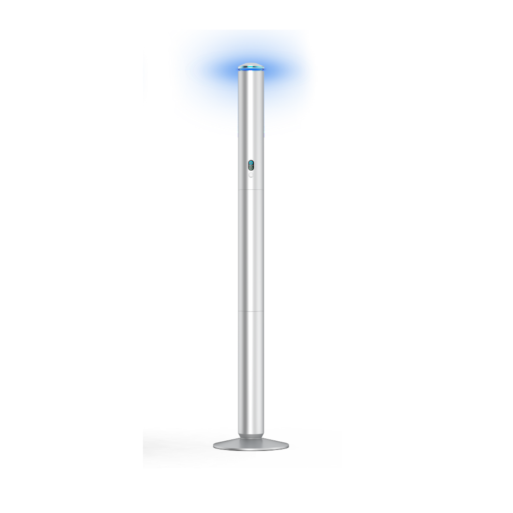 LZEL Aroma Diffuser Aromavista Serenity Prestige Scent Diffuser Waterless Nebulizer Aroma Diffuser, 2000sqft | Silver