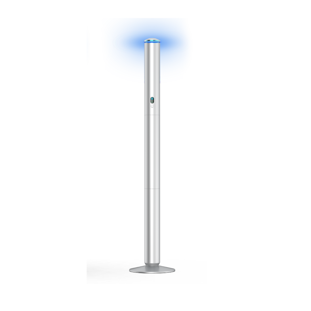 LZEL Aroma Diffuser Aromavista Serenity Prestige Scent Diffuser Waterless Nebulizer Aroma Diffuser, 2000sqft | Silver