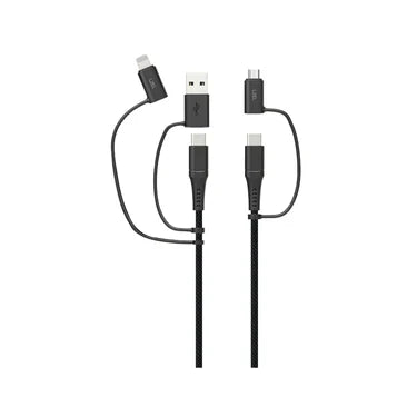 LZEL Celeris PowerQuint 5-in-1 Braided Fast Charging Cable