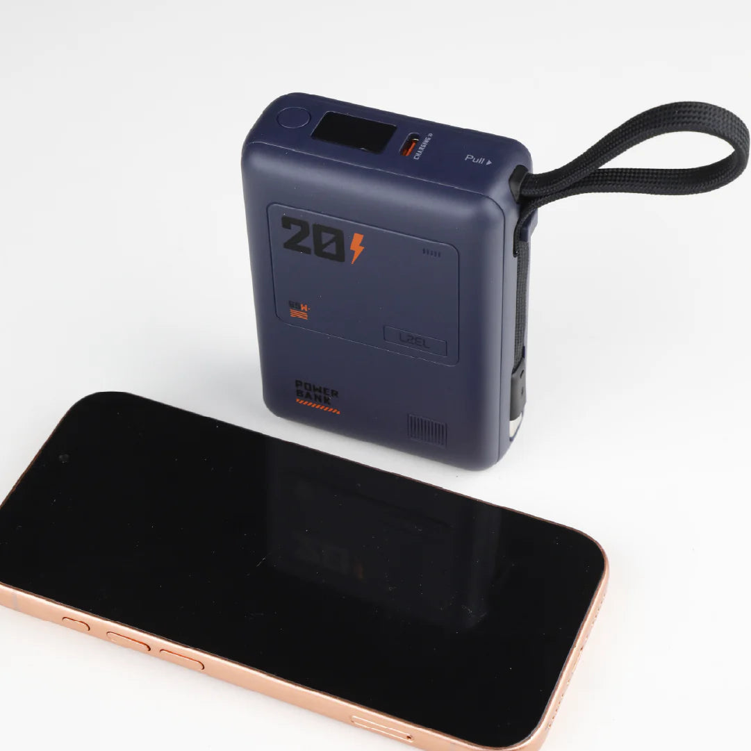 LZEL Zenoflex Surge20 Portable 20000Mah  65W Max Pd Power Bank Dual Usb-C