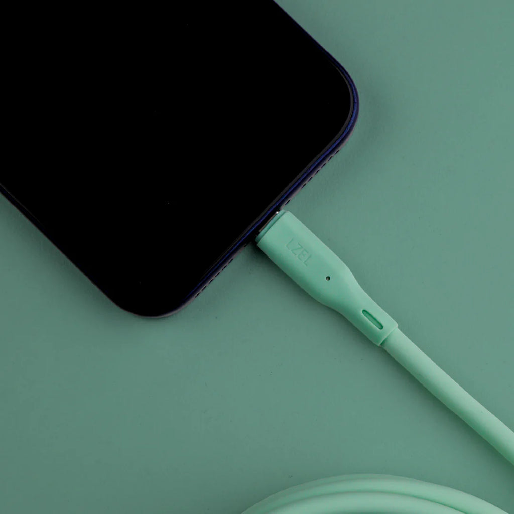 LZEL Celeris Silox CXL Soft Silicone USB-C to USB-C Cable, 480Mbps, 240W Max, 2m