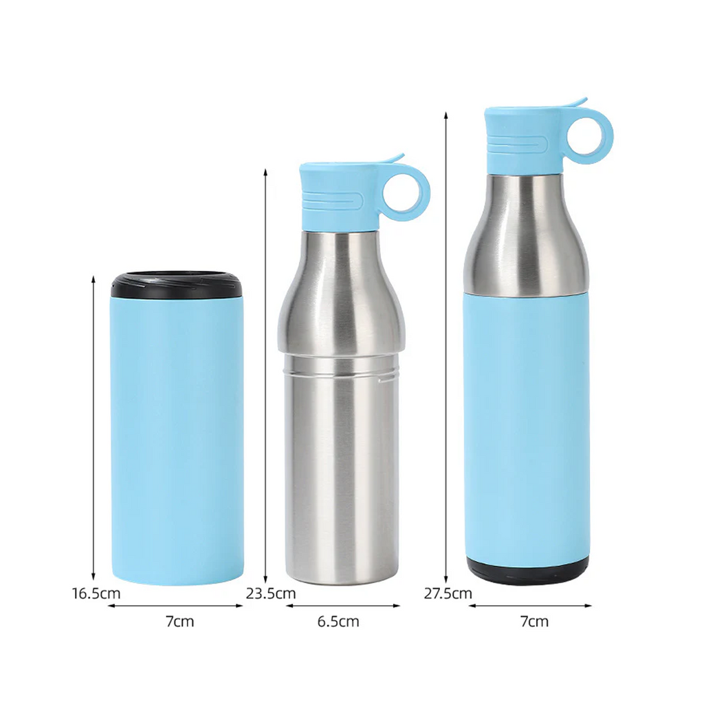 LZEL Natura Elva Vacuum Bottle Dual 400â€¯mL + 400â€¯mL