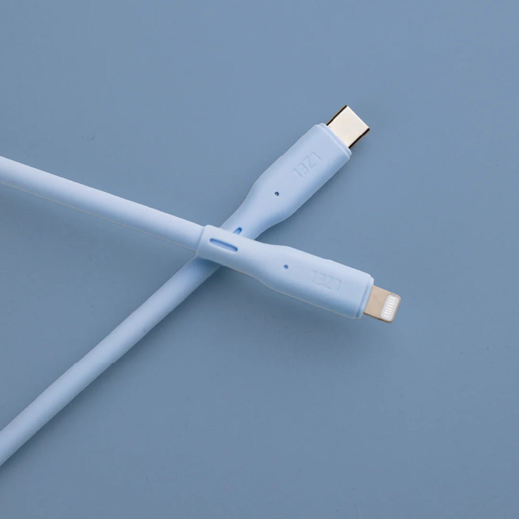 LZEL Celeris Silox CXL Soft Silicone USB-C to Lightning Cable, 480Mbps, 60W Max, 2m