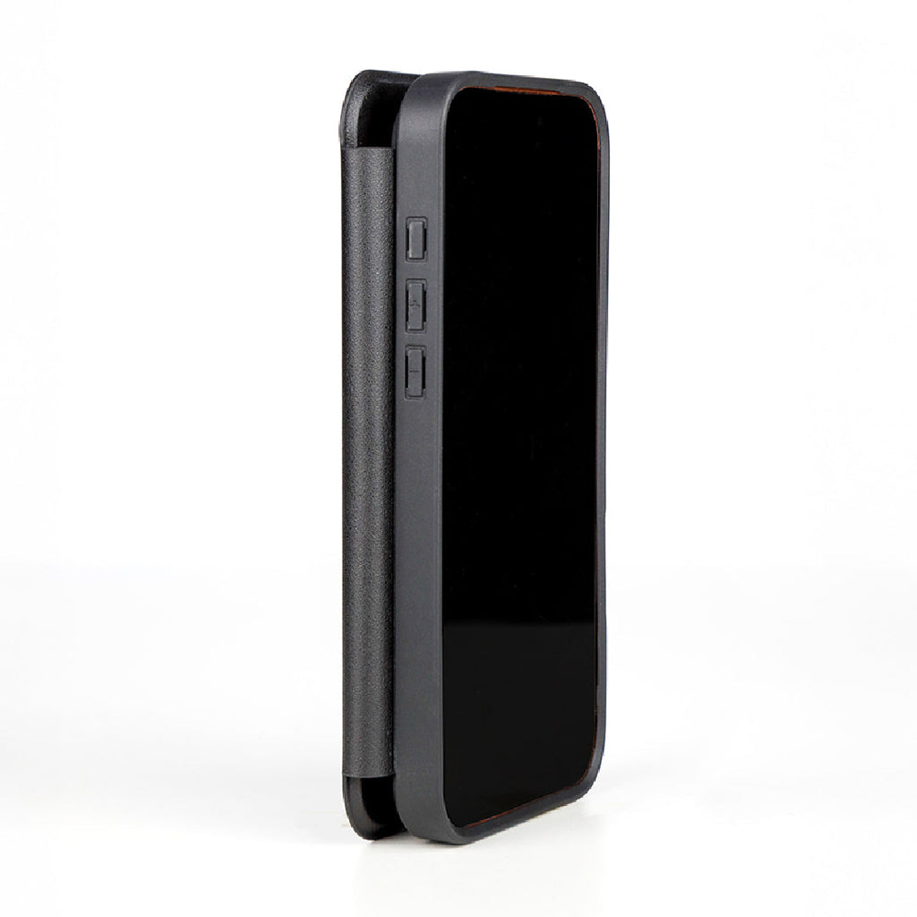 LZEL MagFlip Wallet Case for iPhone 17 Pro Max | Black