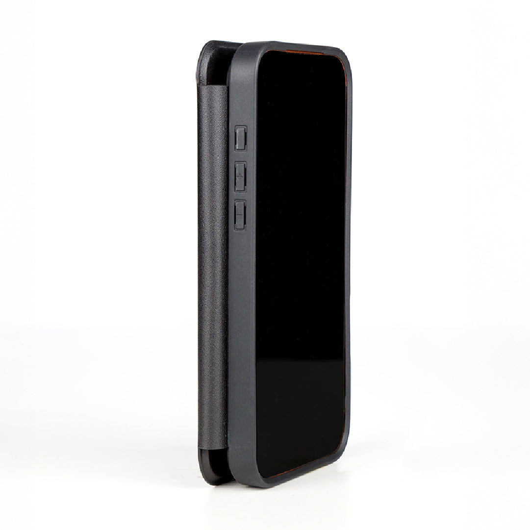 LZEL MagFlip Wallet Case for iPhone 17 Pro Max | Black