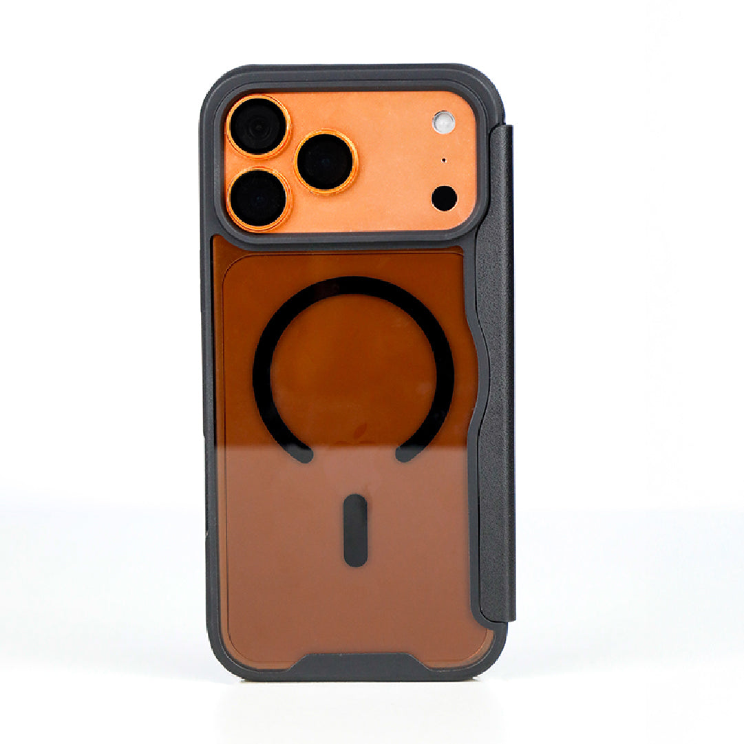 LZEL MagFlip Wallet Case for iPhone 17 Pro Max | Black