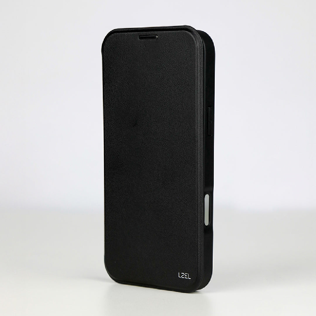LZEL MagFlip Wallet Case for iPhone 17 Pro Max | Black