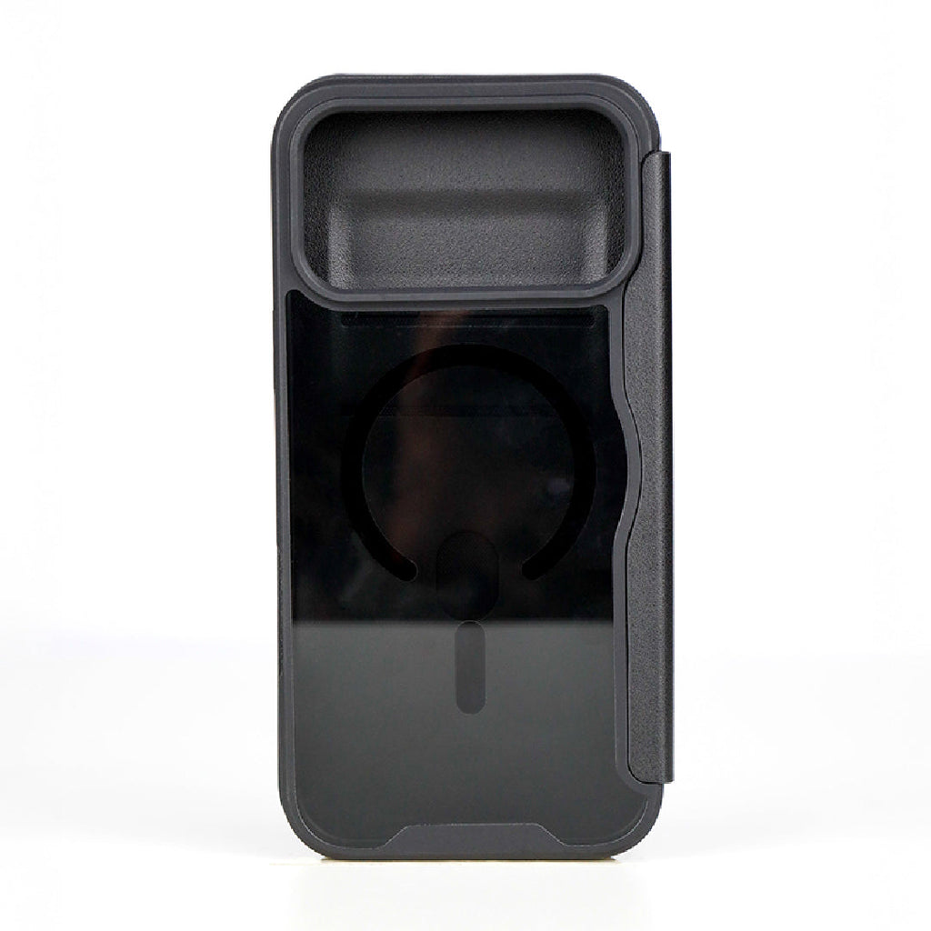 LZEL MagFlip Wallet Case for iPhone 17 Pro Max | Black
