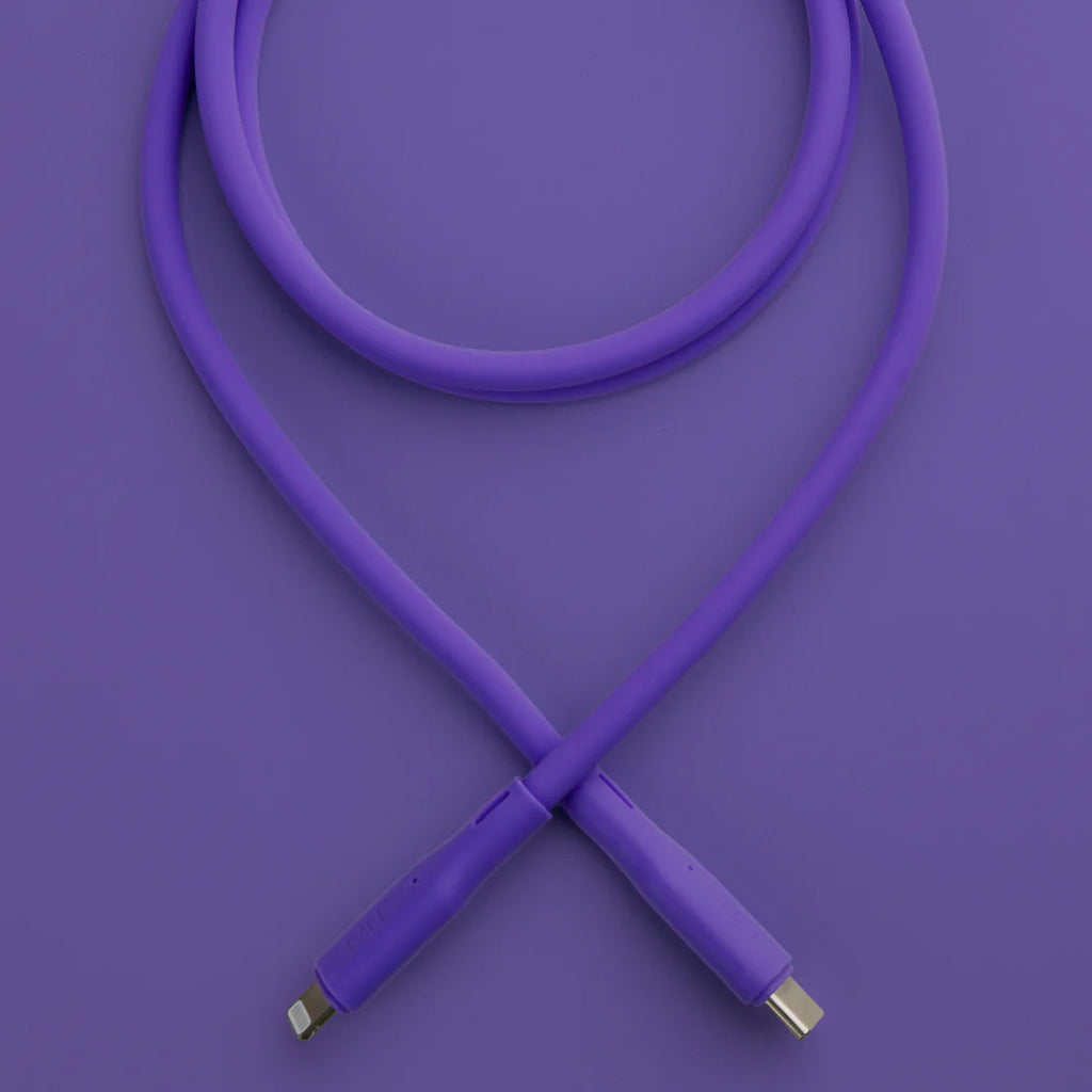 LZEL Celeris Silox CXL Soft Silicone USB-C to Lightning Cable, 480Mbps, 60W Max, 2m