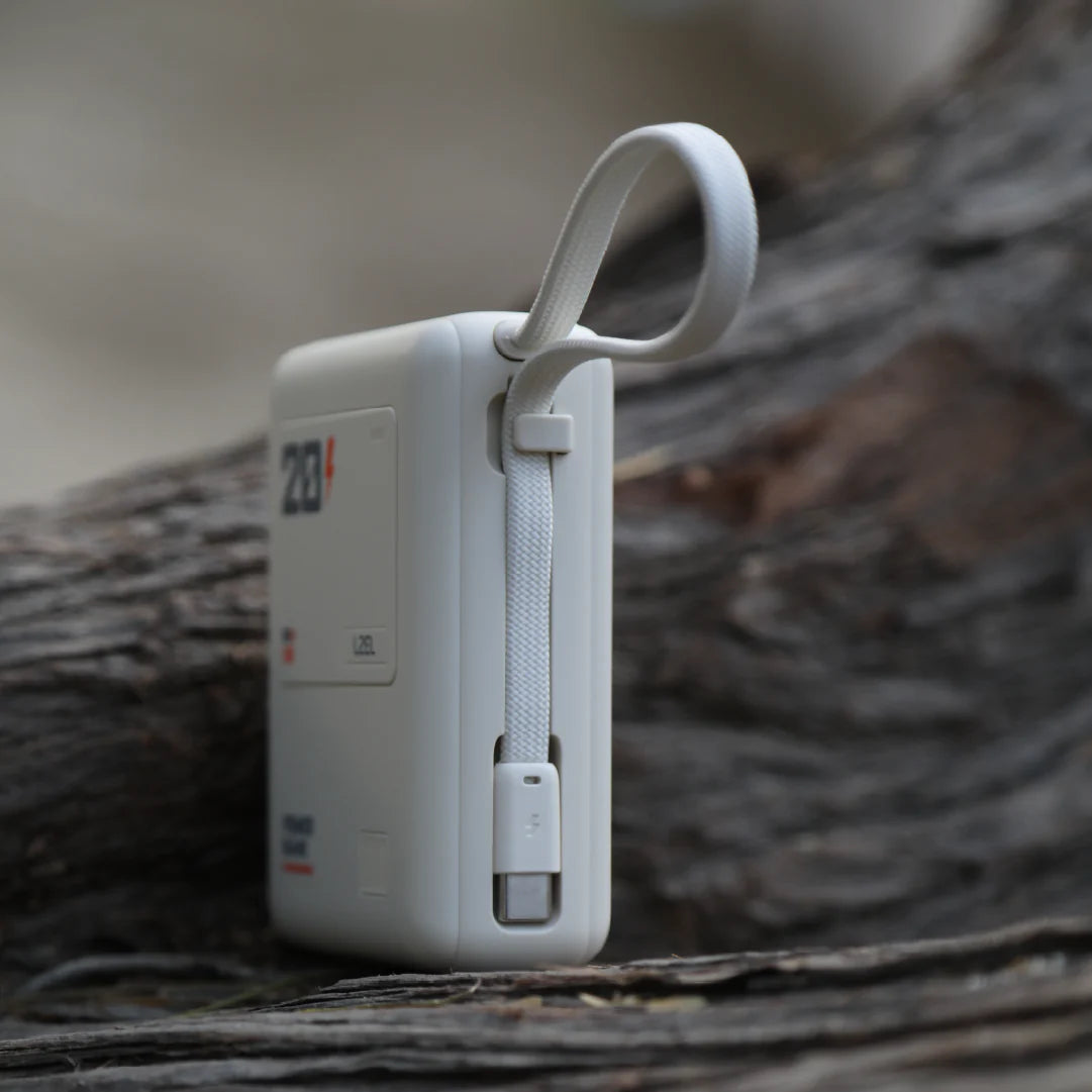 LZEL Zenoflex Surge20 Portable 20000Mah  65W Max Pd Power Bank Dual Usb-C