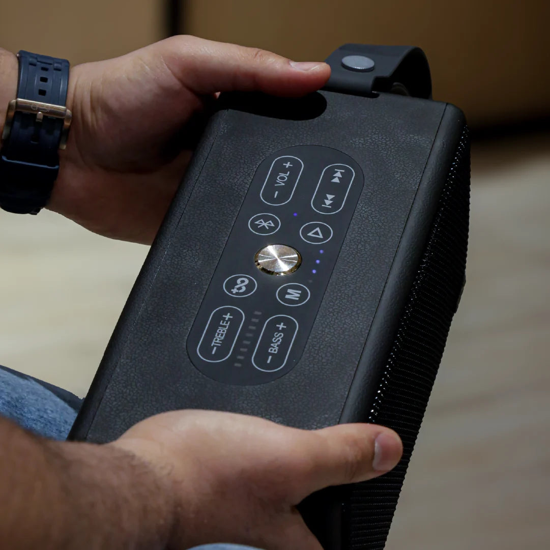 LZEL Aquilasonus Xl Premium Wireless Speaker With Deep Bass Bluetooth 5.4 - Optional Mic Support - 6000mah Battery