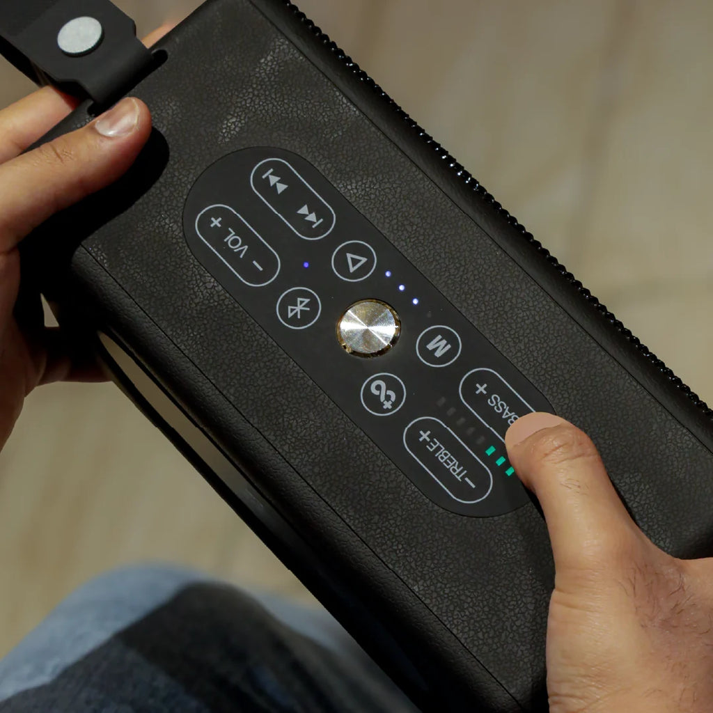 LZEL Aquilasonus Xl Premium Wireless Speaker With Deep Bass Bluetooth 5.4 - Optional Mic Support - 6000mah Battery