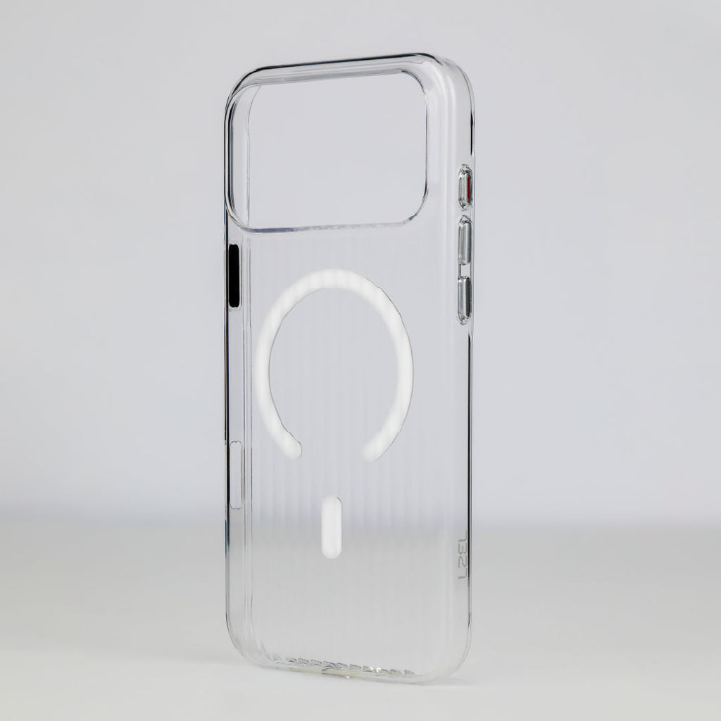 LZEL Magclear Stripe Case for iPhone 17 Pro Max | Clear