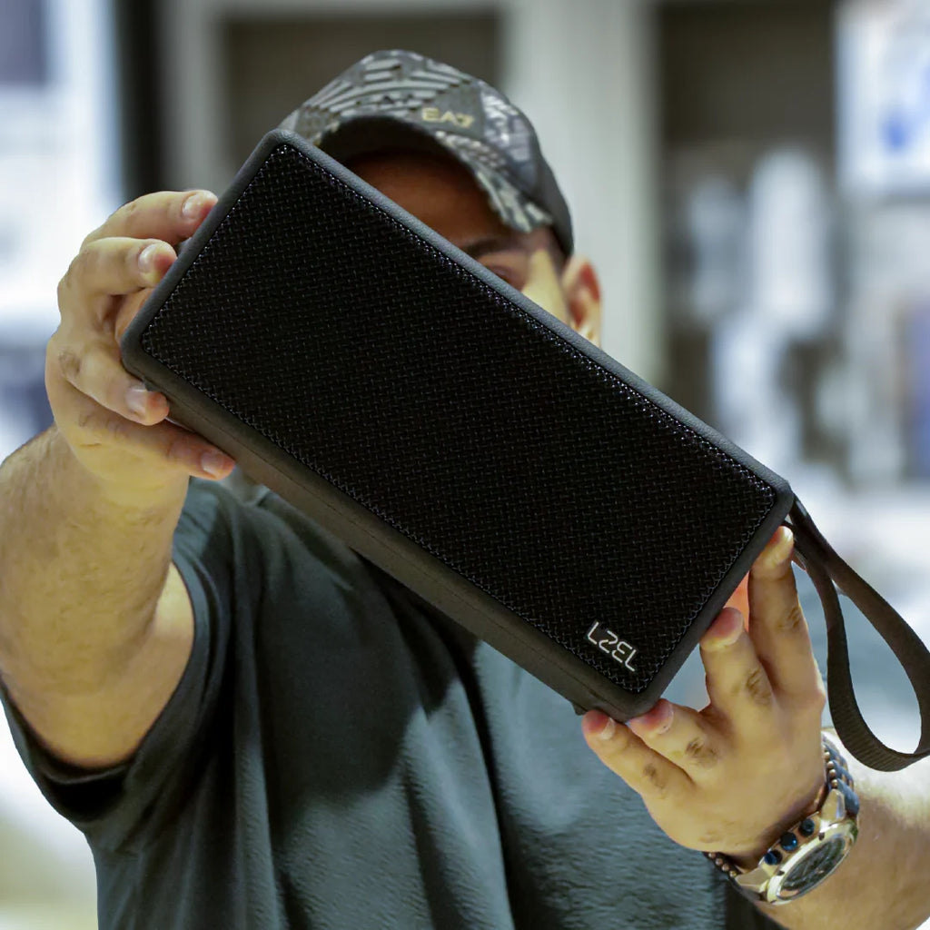 LZEL Aquilasonus Xl Premium Wireless Speaker With Deep Bass Bluetooth 5.4 - Optional Mic Support - 6000mah Battery