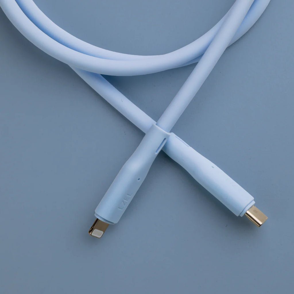 LZEL Celeris Silox CXL Soft Silicone USB-C to Lightning Cable, 480Mbps, 60W Max, 2m