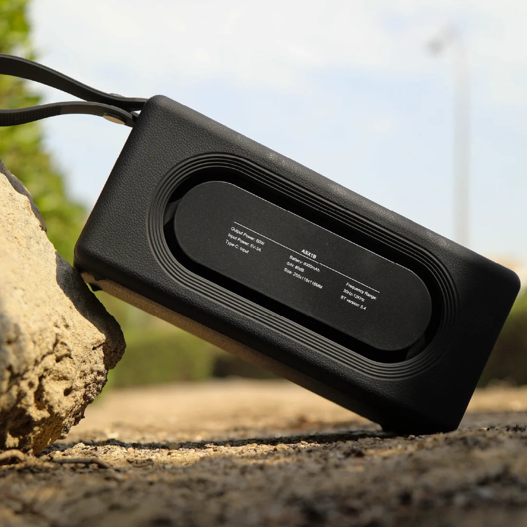 LZEL Aquilasonus Xl Premium Wireless Speaker With Deep Bass Bluetooth 5.4 - Optional Mic Support - 6000mah Battery