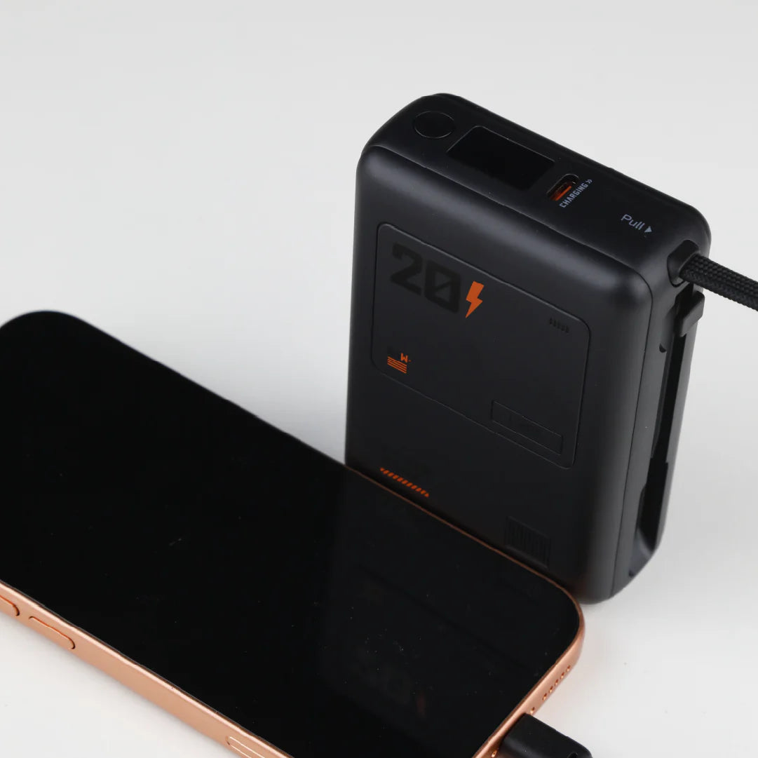LZEL Zenoflex Surge20 Portable 20000Mah  65W Max Pd Power Bank Dual Usb-C