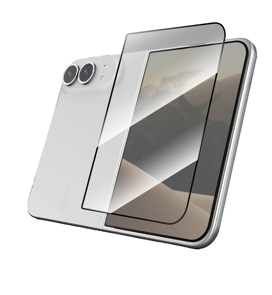 aslitec PUREVISION Glass Screen Protector for iPhone Duo with Applicator