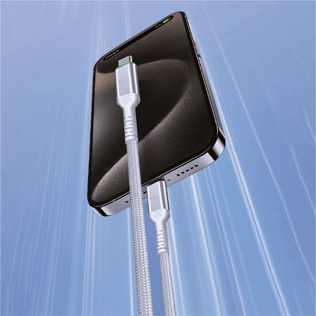 Asli Global Power Wire Max USB-C to USB-C Cable 66W 1M