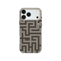aslitec MAZEMAG MagSafe Case with Metal Accents & Maze Pattern for iPhone 18 Pro Max
