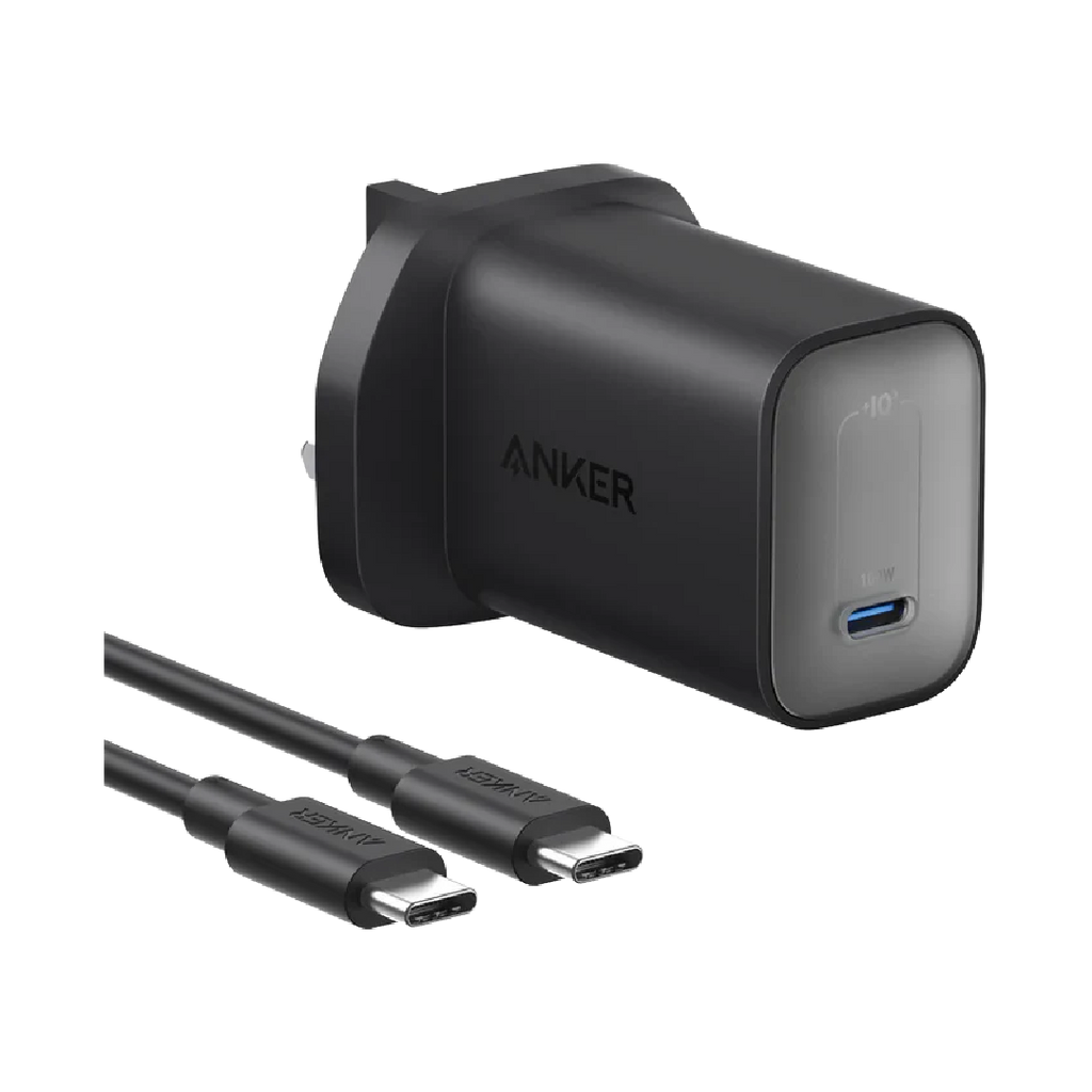 Anker Nano Charger 100W with 1.8m,6ft USB-C Cable | Black