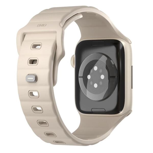 UNIQ Stride FKM Rubber Apple Watch Strap â?? 41/40/38mm | Pale Khaki
