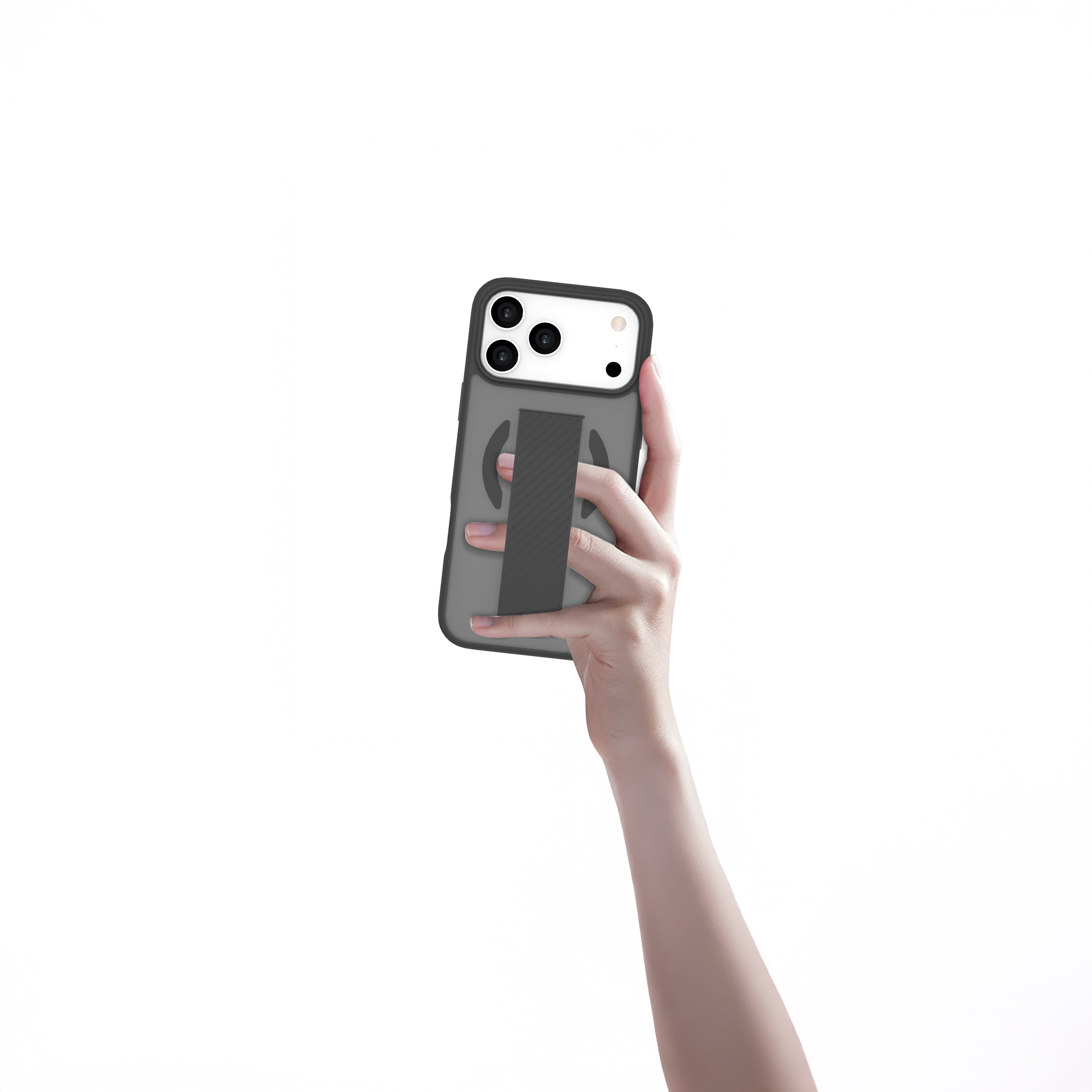 LZEL MagMatte Band Case for iPhone 17 Pro | Black