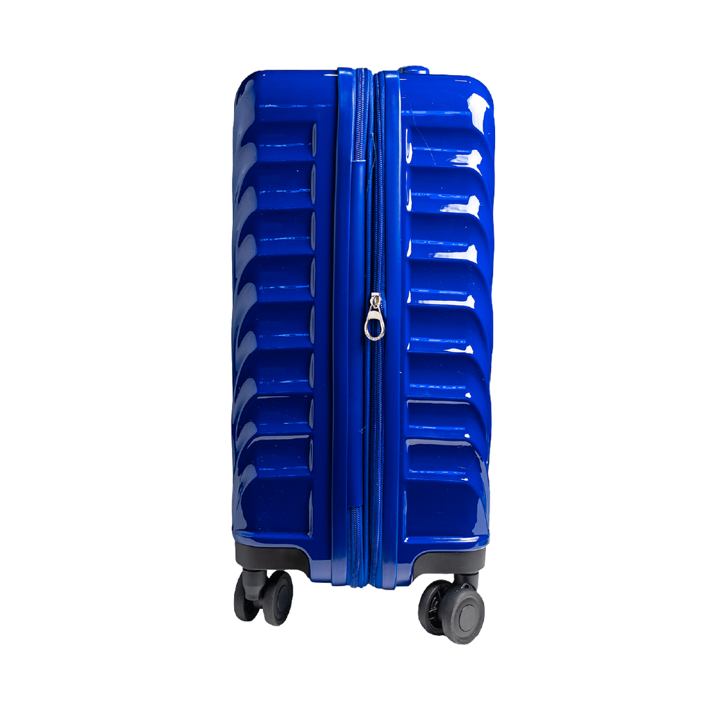 90 Percent 4 Wheels 20 Inch Suitcase | Dark Blue