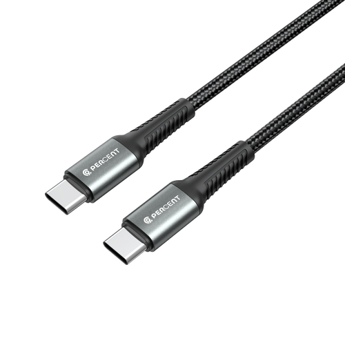 90 Percent Voltix90 Core – USB-C to USB-C Braided Cable, 2M