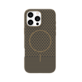 LZEL Magcarbon Splice Case for iPhone 16 Pro Max | Brown Carbon
