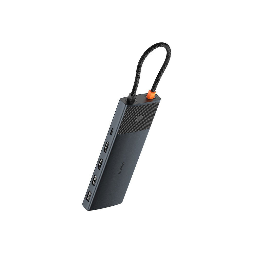 Baseus Metal Gleam II 10-in-1 USB HUB Dual Display | Cosmic Black