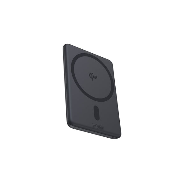 Baseus PicoGo AM31 Qi2 Ultra-Mini Magnetic Power Bank with Kickstand 5000mAh 20W | Cosmic Black