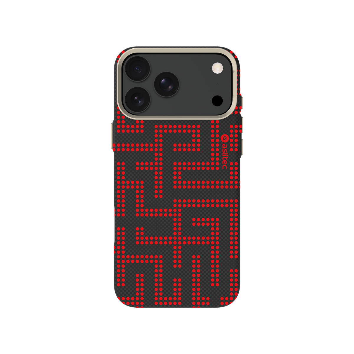 aslitec MAZEMAG MagSafe Case with Maze Pattern & Metal Accents for iPhone 18 Pro & 18 Pro Max