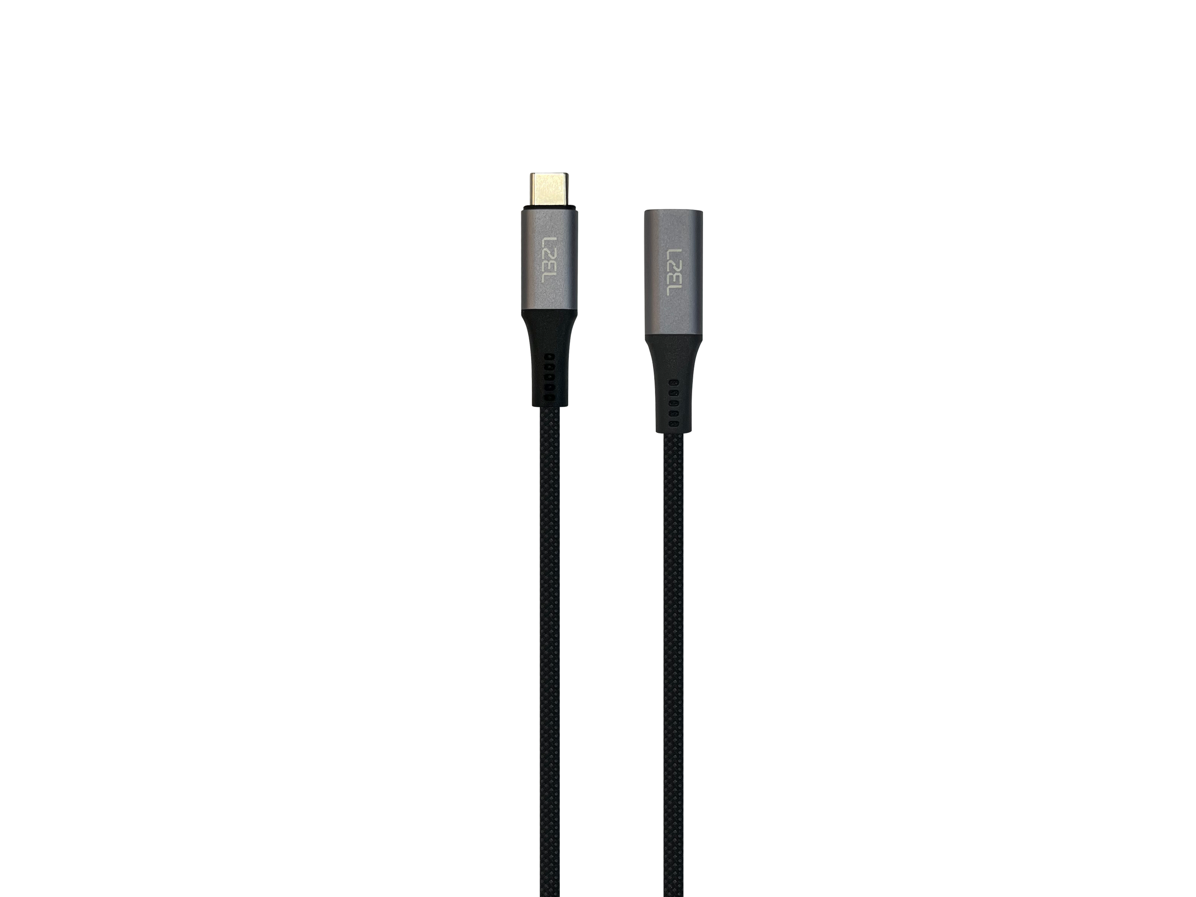 LZEL Celeris Power Link 240W USB-C to USB-C Female Extension Cable 1.5m | Black