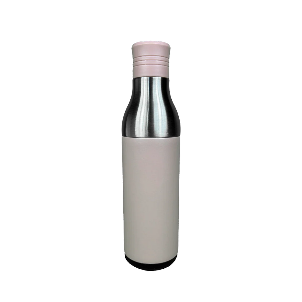 LZEL Natura Elva Vacuum Bottle Dual 400 mL + 400 mL | Milk Tea Aluminum