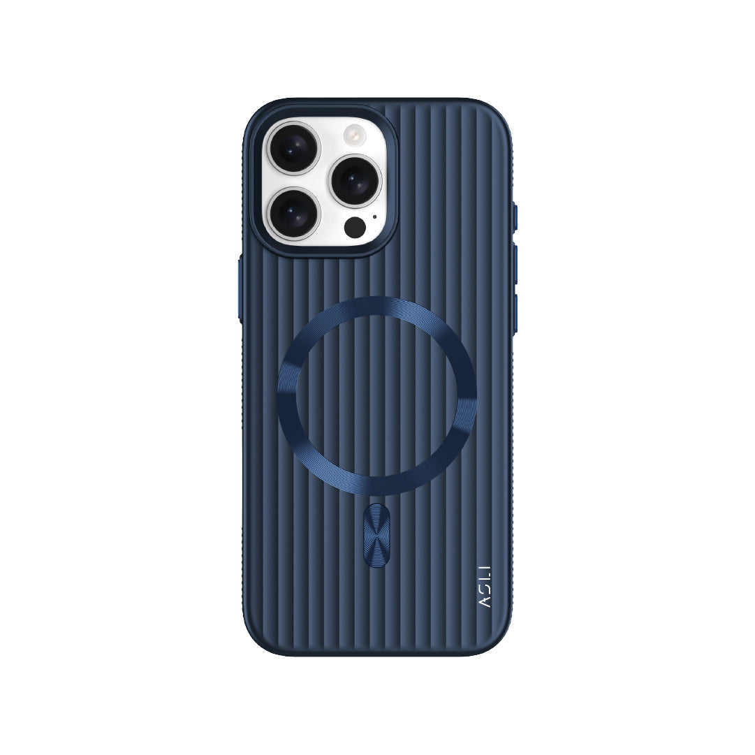 ASLI Corrugared Ridge Premium Metalic Case With Enhanced Camera Protection Case For iPhone 16 Pro