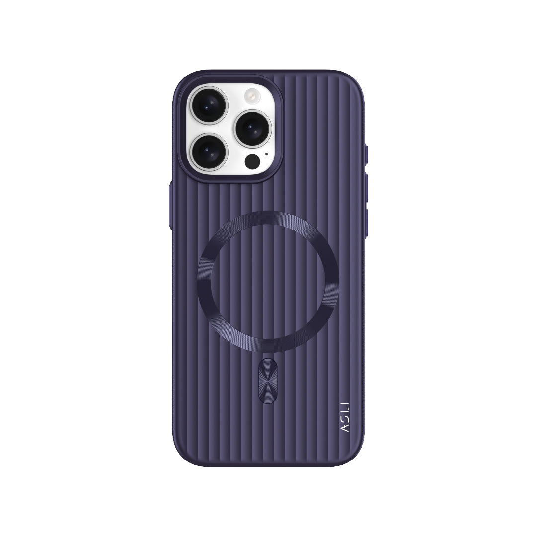 ASLI Corrugared Ridge Premium Metalic Case With Enhanced Camera Protection Case For iPhone 16 Pro