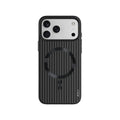 ASLI Corrugared Ridge Premium Metalic Case With Enhanced Camera Protection Case For iPhone 17 Pro Max