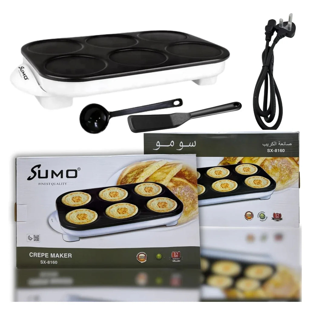 Sumo 1200w Electric Crepe Maker
