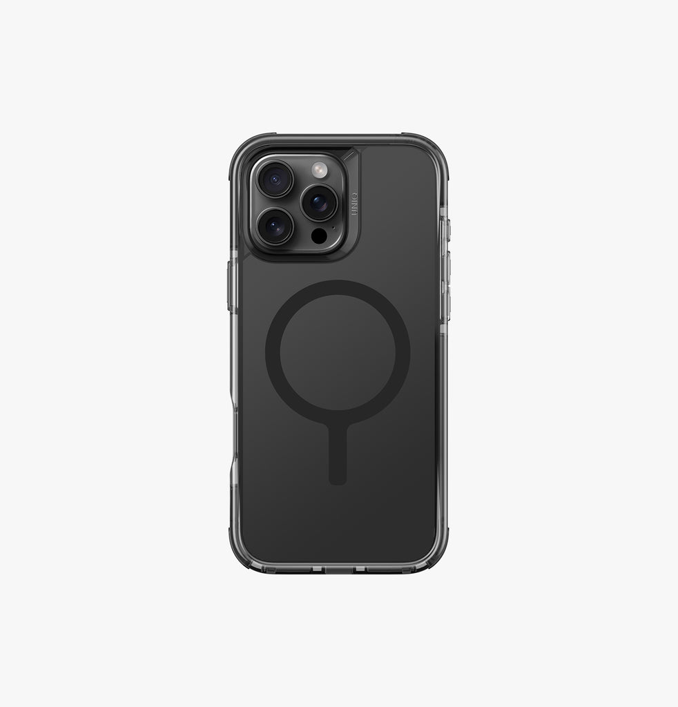 Uniq iPhone 16 Pro Hybrid Combat MagSafe Case | Carbon Black