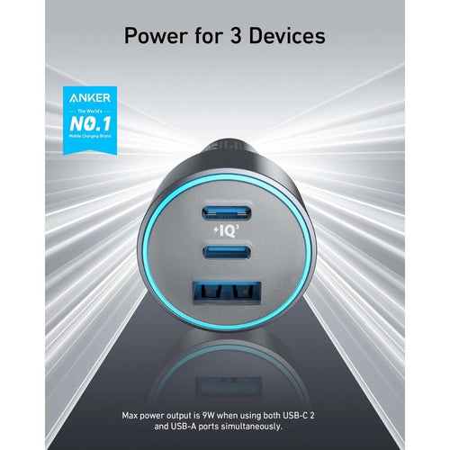 Anker 335 Car Charger(67W) Bundle | Black