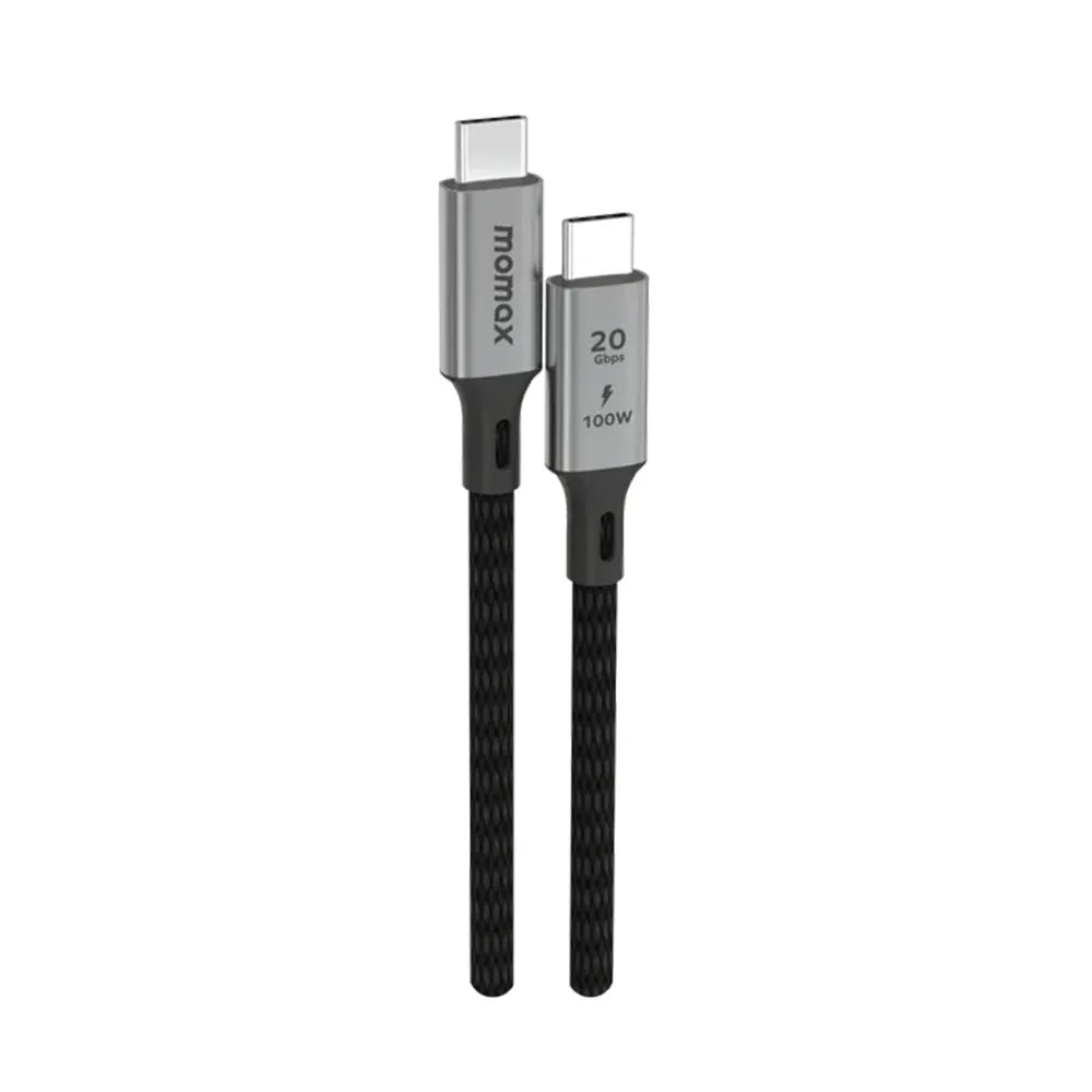 Momax Elite 100W USB-C USB3 2 Gen 2X2 20Gbps Cable 1m | Black