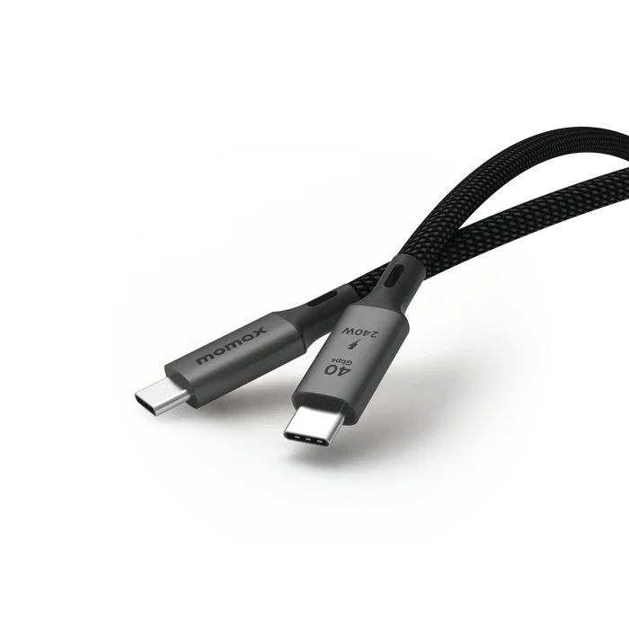 Momax Elite 240W USB-C USB 4 40Gbps.cable 1m | Black