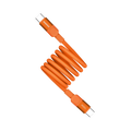Momax Mag-link 100w Usb-c To Usb-c Magnetic 1m Cable | Orange