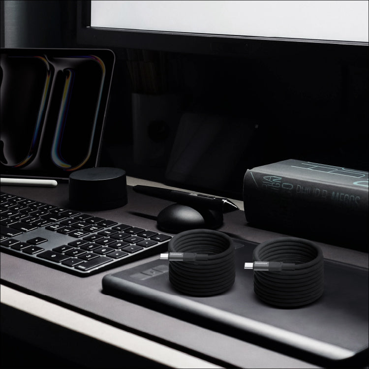 Momax Mag.link 240W USB-C to USB-C Magnetic Cable 2m | Black