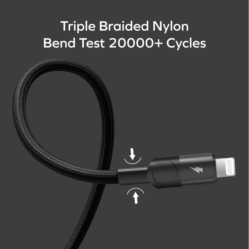 Momax Mag Link 60W Usb-C To Lightning Magnetic 2M Cable | Black