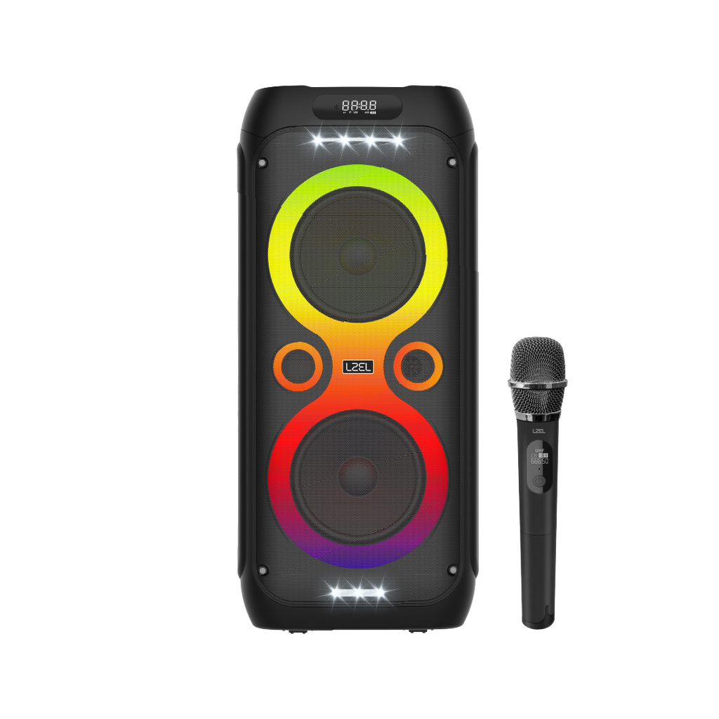 LZEL Aquilasonus A500 Karaoke BT Speaker LED Display 80W High-power 6000mah