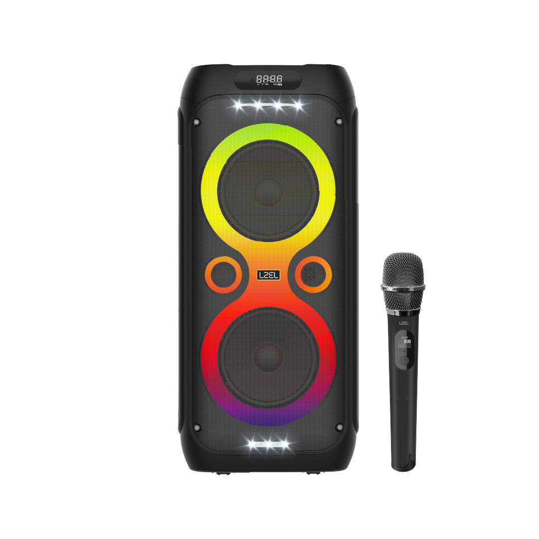 LZEL Aquilasonus A500 Karaoke BT Speaker LED Display 80W High-power 6000mah