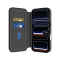 LZEL MagFlip Wallet Case for iPhone 17 Pro | Black