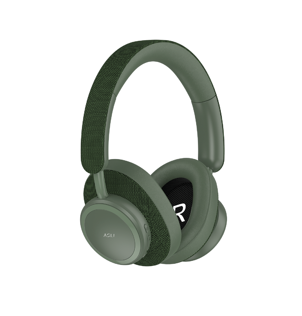 Asli Global Echo Max Ultimate Sound Over-Ear Wireless Headphones | Green
